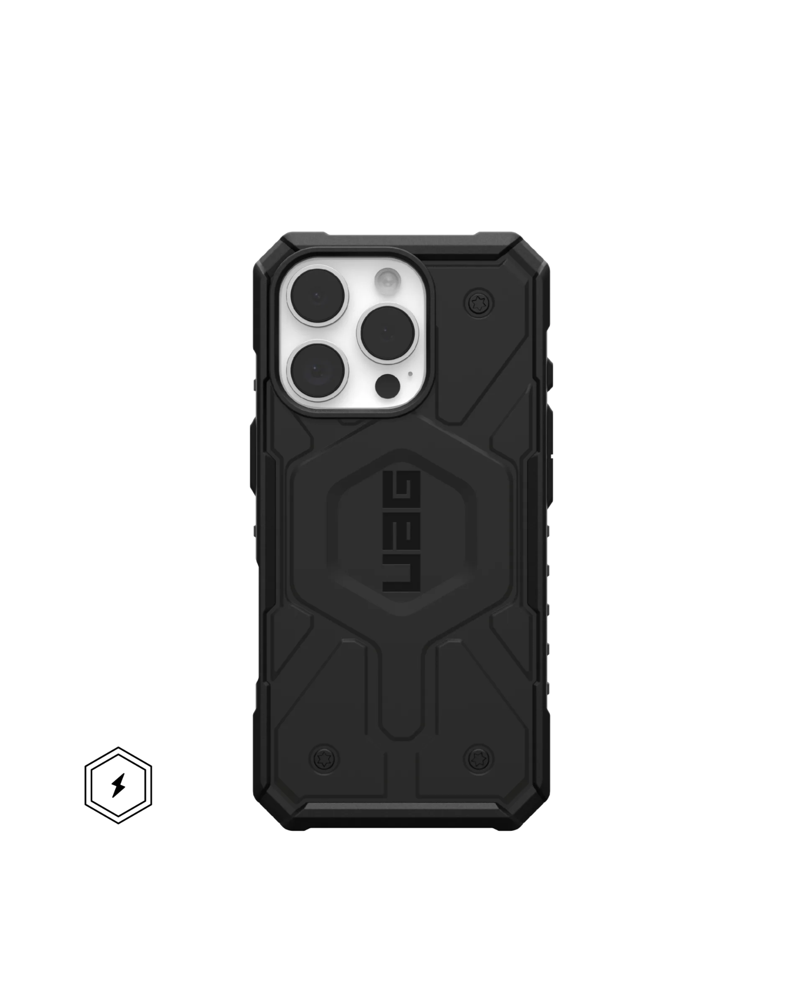 غطاء حماية UAG Pathfinder MagSafe لجهاز iPhone 16 Pro - أسود غطاء حماية UAG Pathfinder MagSafe لجهاز iPhone 16 Pro - أسود